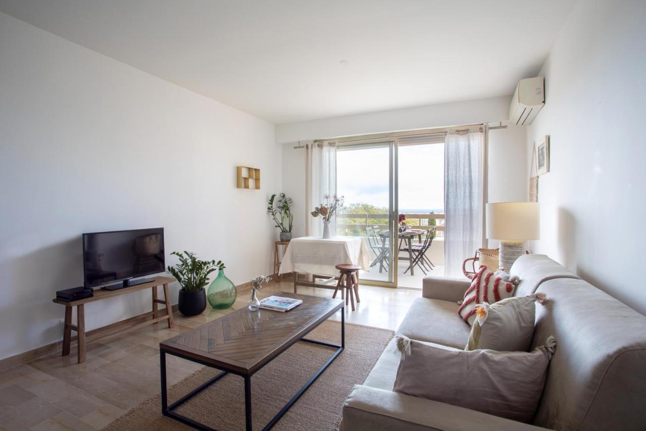 Vue Mer, Terrasse Et Parking Prive Antibes Buitenkant foto
