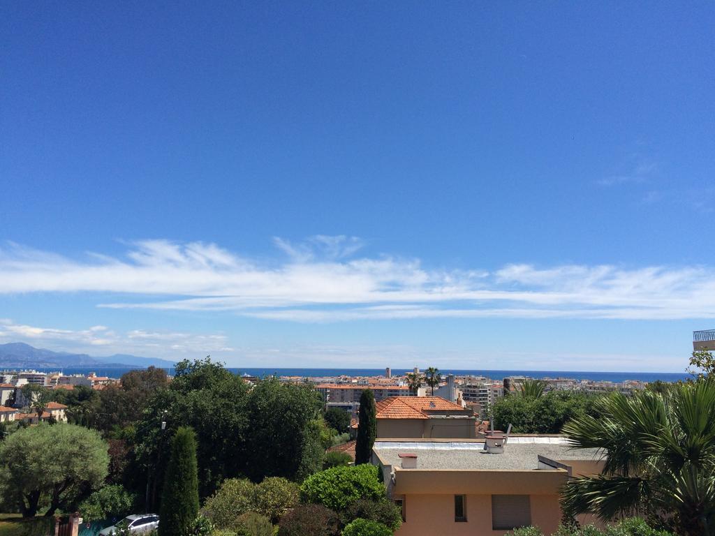 Vue Mer, Terrasse Et Parking Prive Antibes Kamer foto